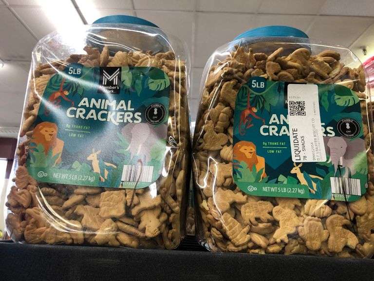2) Animal Crackers, Utz Pretzels