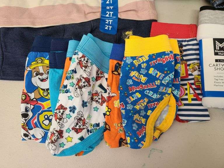 Boy's Pants, Short Set, Underwear, Cartwheel Shorts
