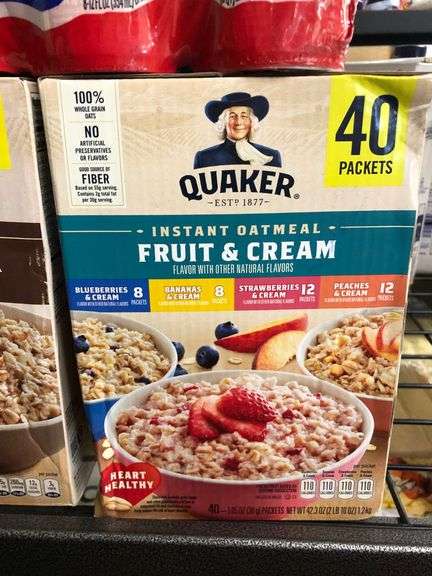 Nestle Carnation Evaporated Milk, 2) Instant Oatmeal