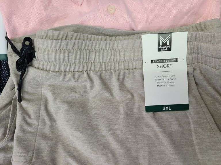 7) Men's T-Shirts, Polo's, Button Down Shirts, Shorts