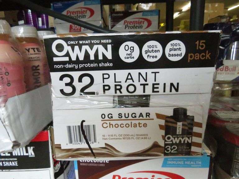 Sixstar Protein Shake, Premier Protein, Owyn Protein Shake