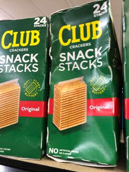 3) Club Crackers Snack Stacks