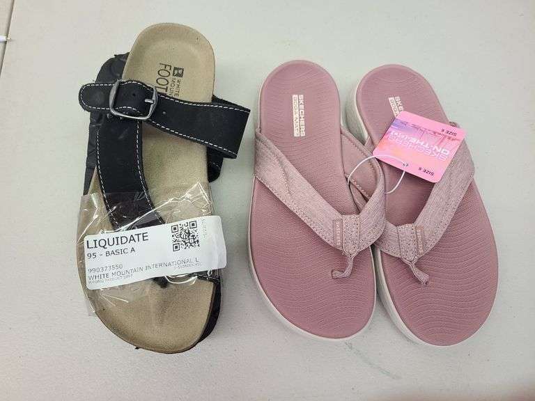 Skechers Sandals, White Mountain Footbeds