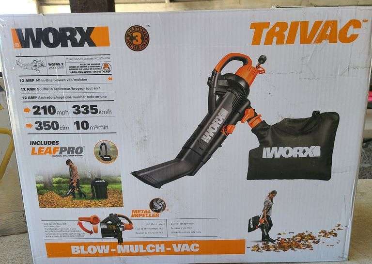 TRIVAC Blow-Mulch-Vac