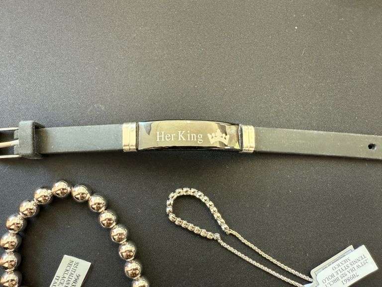 Necklace, 2) Bracelets