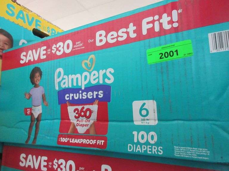 2) Pampers Cruisers Size 6