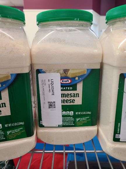 3) Kraft 4.5lb Grated Parmesan Cheese