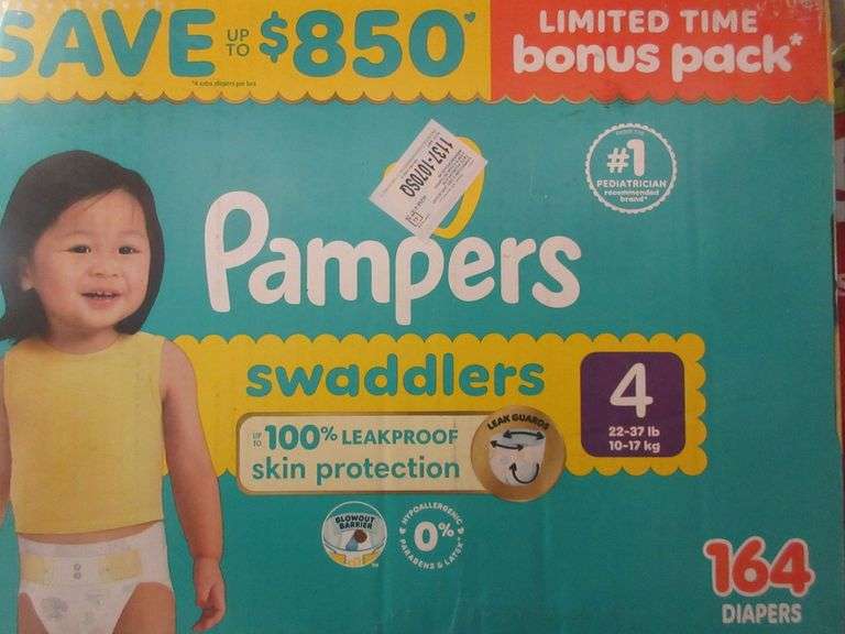 Pampers Cruisers Size 4, Pampers Swaddlers Size 4