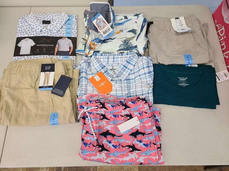 Men's Button Up Shirts, T-Shirt, Shorts, Linen Pant