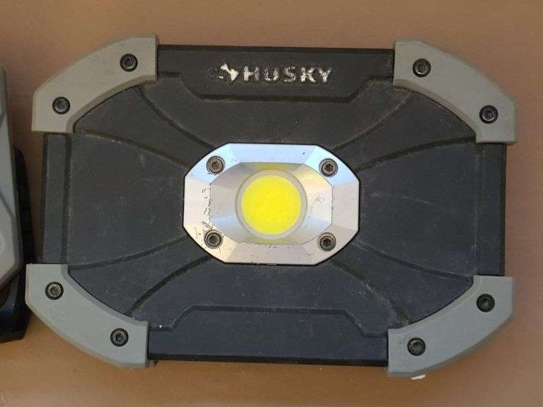 Husky and Duracell Portable Work Lights