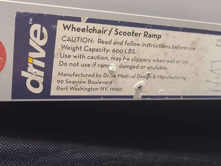 Drive Wheelchair / Scooter Folding Ramp with Cover