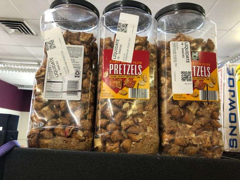 3) Peanut Butter Filled Pretzels