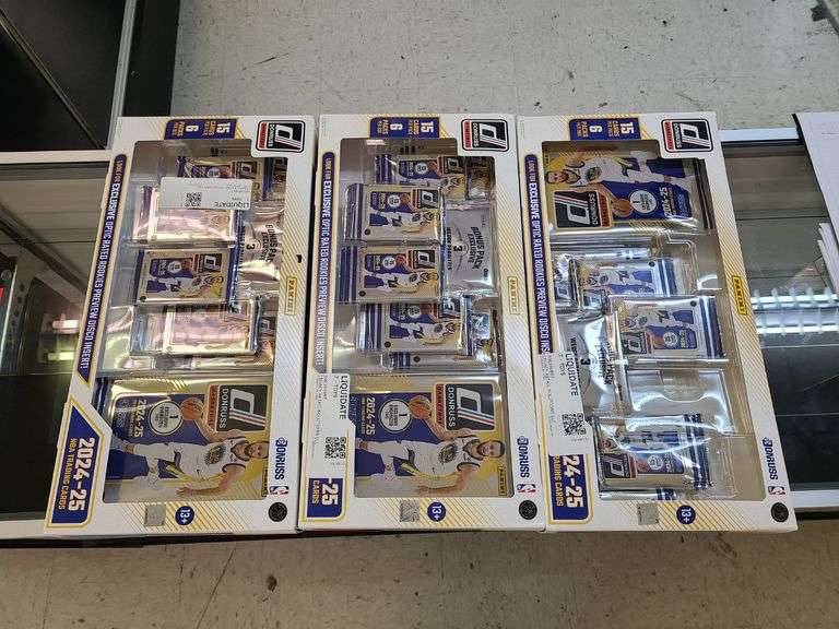 *3) Panini DonRuss NBA Basketball Bundle