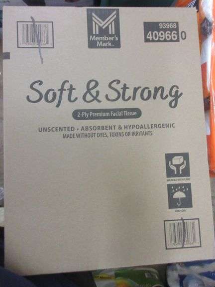 2) Soft & Strong Facial Tissue