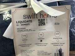 Swift Home Quilted Bedspread Full/Queen, Bath Mat