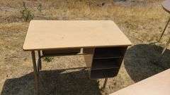 2) Desk and Round Table