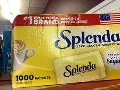Splenda Packets, Keurig Dunkin' Decaf K-Cup Pods