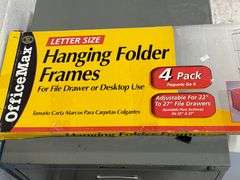 Filing Cabinet, Hanging Folder Frames, Paper Shredder