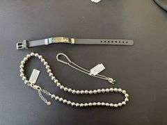 Necklace, 2) Bracelets