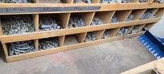 Contents of Bottom Two Rows of Bins: Bushings, PVC Elbows, PVE Conduit Couplings and More