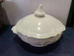 Basket, 2) Lanterns, Soup Tureen, Cream and Sugar Ser