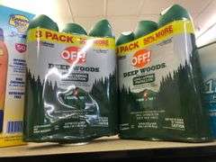 2) Off Insect Repellent 3pk, Banana Boat Sport SPF Spray 3pk, Thermacell Mosquito Repellent Refills
