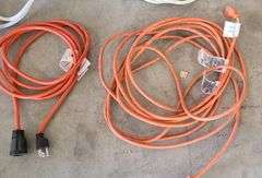 2) Power Strips, 2) Extension Cords