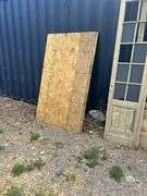 Large Wood Doors, Plastic Pallet, OSB