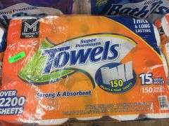 3) Super Premium Paper Towels
