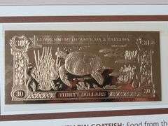 5) Gold Colored Bank Notes