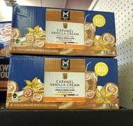 2) Caramel Vanilla Cream Medium Roast Single Serve Cups