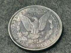 1890 Morgan Silver Dollar Dark Toning