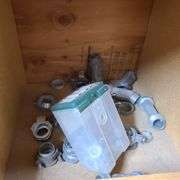 Contents of Shelves: Adaptabel, Door Release, Back Box, Metal Brackets, BX Connectors, Grounding Bus