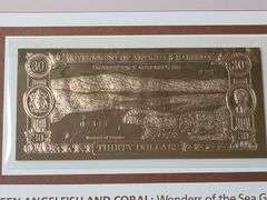 5) Gold Colored Bank Notes