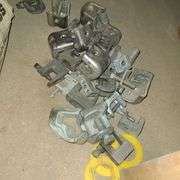 Contents of Under the Table: Various Clamps