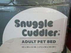 Snuggle Cuddler Adult Pet Bed