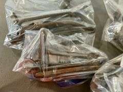 * Asbestos Sad Iron Door Stop, Wrenches, Chain Link Breaking Tool, Screwdrivers, Gear Wrench Service