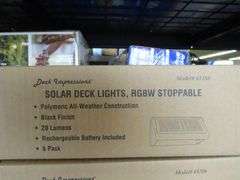 3) Deck Impressions Solar Deck Lights