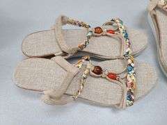 Pair of Ladies Boots, 2) Pair Ladies Sandals