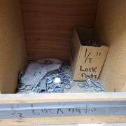 Contents of Shelves: Adaptabel, Door Release, Back Box, Metal Brackets, BX Connectors, Grounding Bus