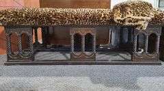Leopard Hall Bench