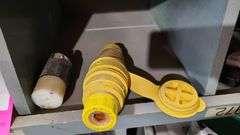 Contents of Bin: Wire, Outlets, Plugs, Incandescent Dimmer, Wall Plates, Duplex Receptacle, Switches