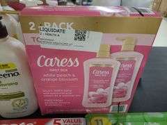 Caress Body Wash, Aveeno Body Wash, Leave-In Spray, Colgate Toothpaste and Toothbrushes, Venus Razor