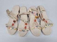 Pair of Ladies Boots, 2) Pair Ladies Sandals