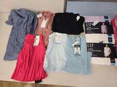 8) Button Down Shirts, Pleated Skirt, Gauze Dress, Cardigan, Shorts, Tank Dress