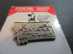 Sterling Silver Ring and Montana Charm