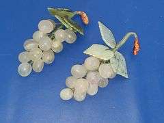 2) Glass Grapes