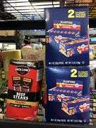 2) Planters Peanut Packs, Jack Links Original Beef Steaks