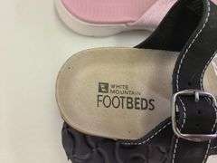 Skechers Sandals, White Mountain Footbeds