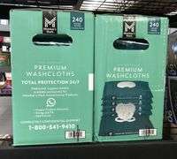 2) Premium Washcloths